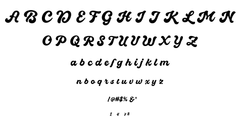 Quintal Script font